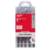 Milwaukee S/Wave Impact Duty Carbide Multi-Material Drill Bit Set - 5Pc