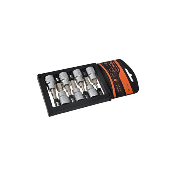 Tactix Bit Socket Hex Bit 7 Pc Set 3/8" Dr