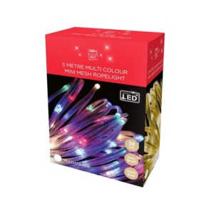 LED Mini Mesh Rope Light 5M Multi Color