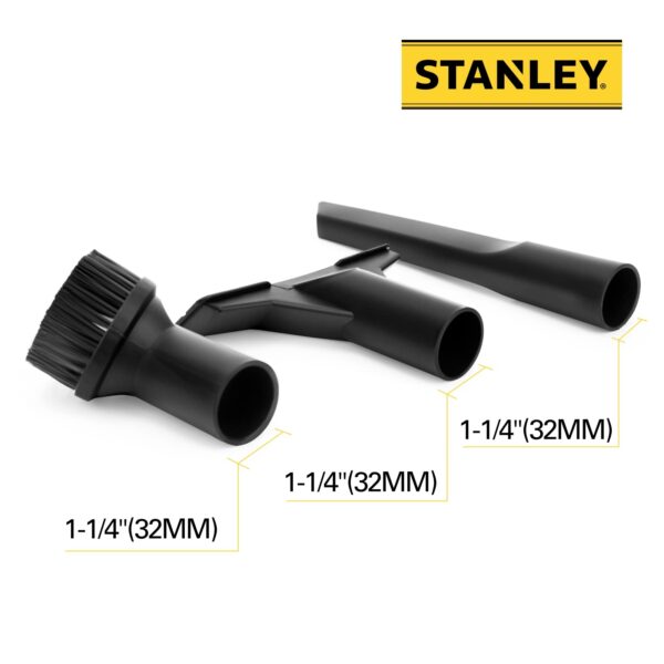 Stanley Cleaning Kit for Wet Dry Vacuum 1-1/4" hose, 3 Pieces
