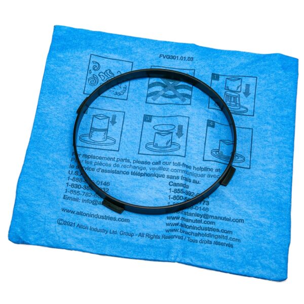 Stanley Blue Cloth, Reusable Filter with Clamp Ring for 1-5 Gallon Wet/Dry Vacuums