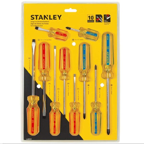 Stanley  Pro Screwdriver 10 Piece Set