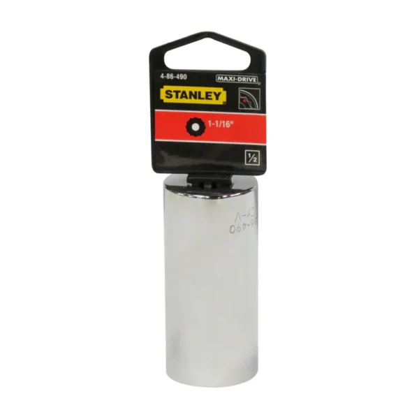 Stanley 1/2" Drive 12 Point 1 1/16" Depth Socket